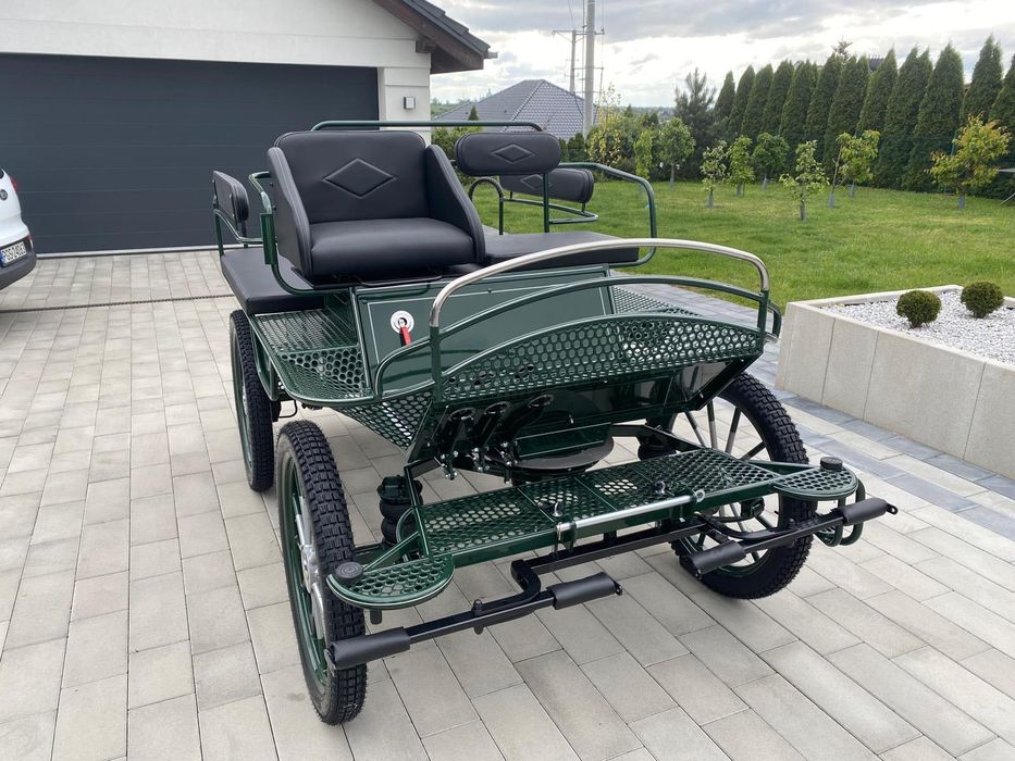 Maraton treningowy, bryczka, powóz konny