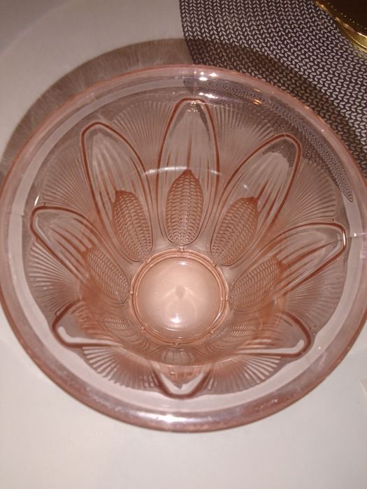 Jarra rosa velho vidro