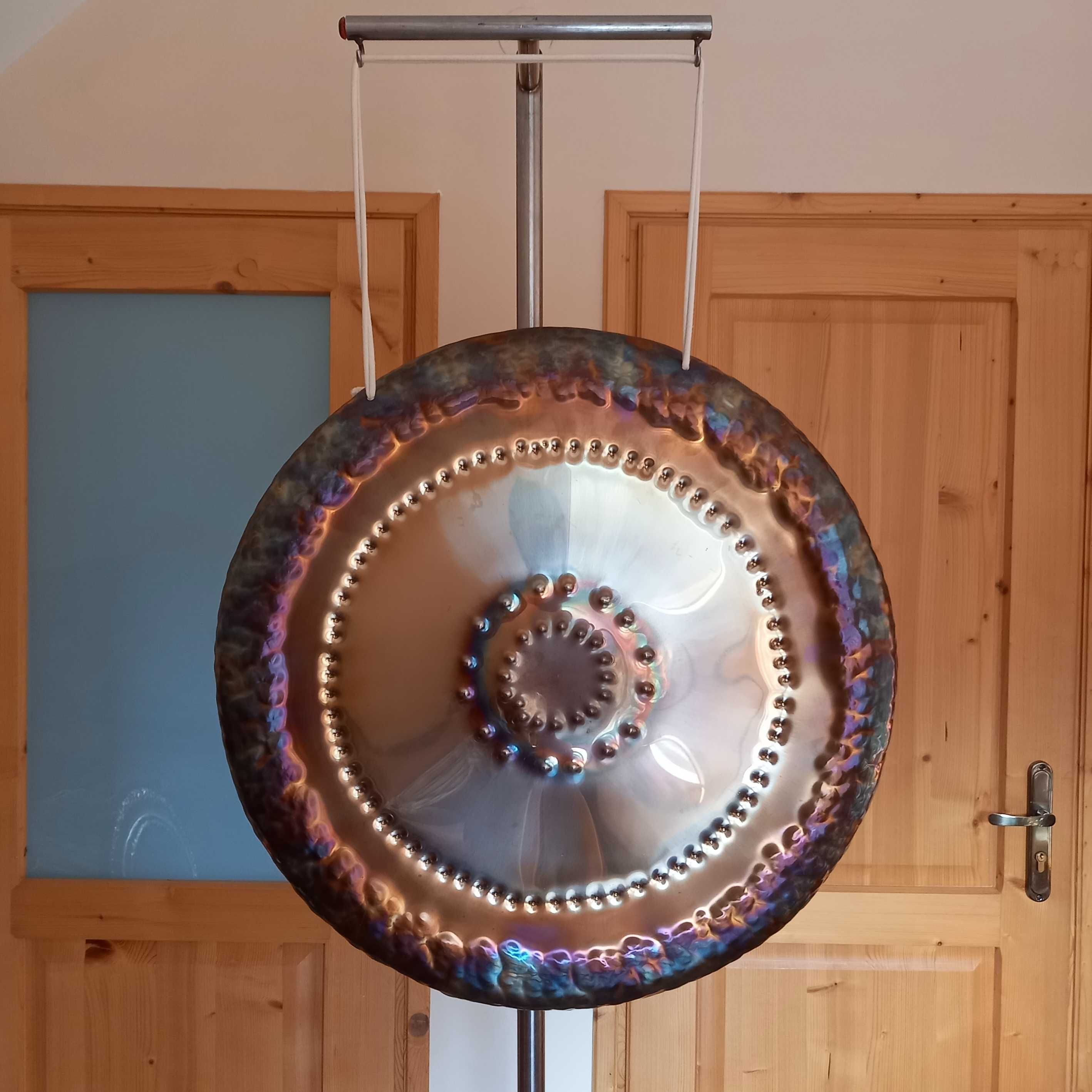 Gong 60 cm kosmiczny instrument stal inox