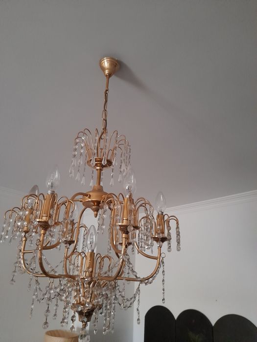 Candeeiro teto cristal