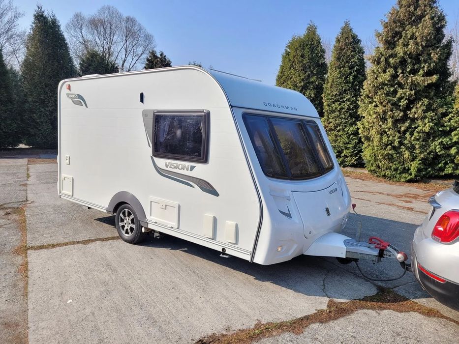 Coachman Vision Amara przyczepa Kempingowa Łazienka WC Solar Mover PIĘKNA