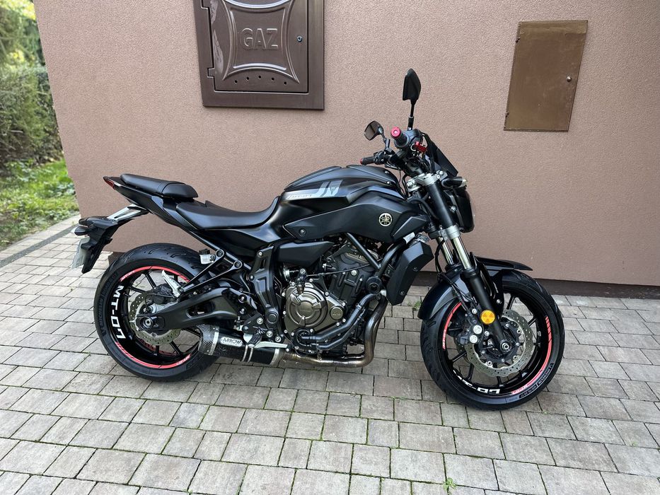 Yamaha MT Yamaha MT07 ** KAT. A2 ** wydech Arrow ** dużo dodatków