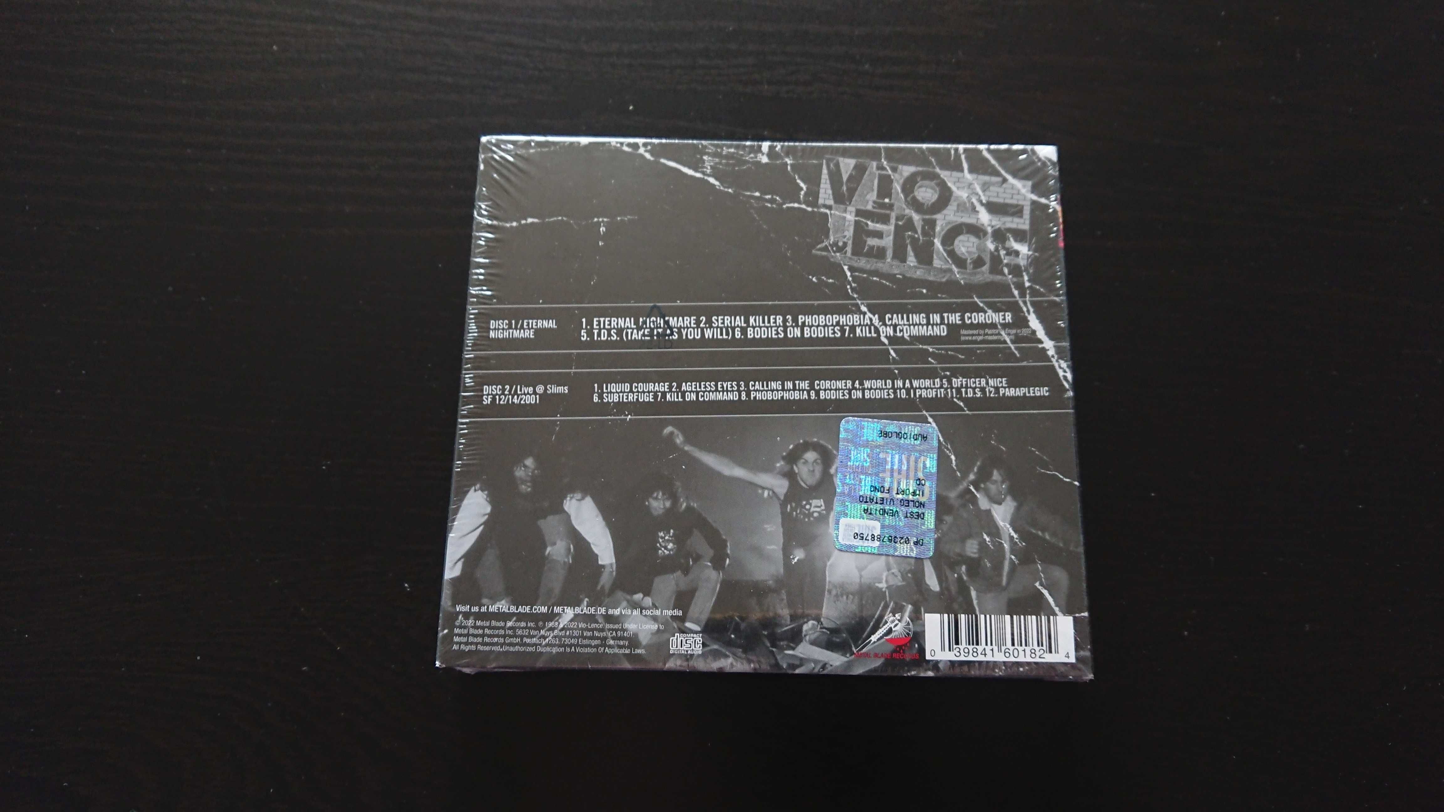 Vio-Lence Eternal Nightmare 2CD *NOWA* Limited Edition Digipak 2022 MB