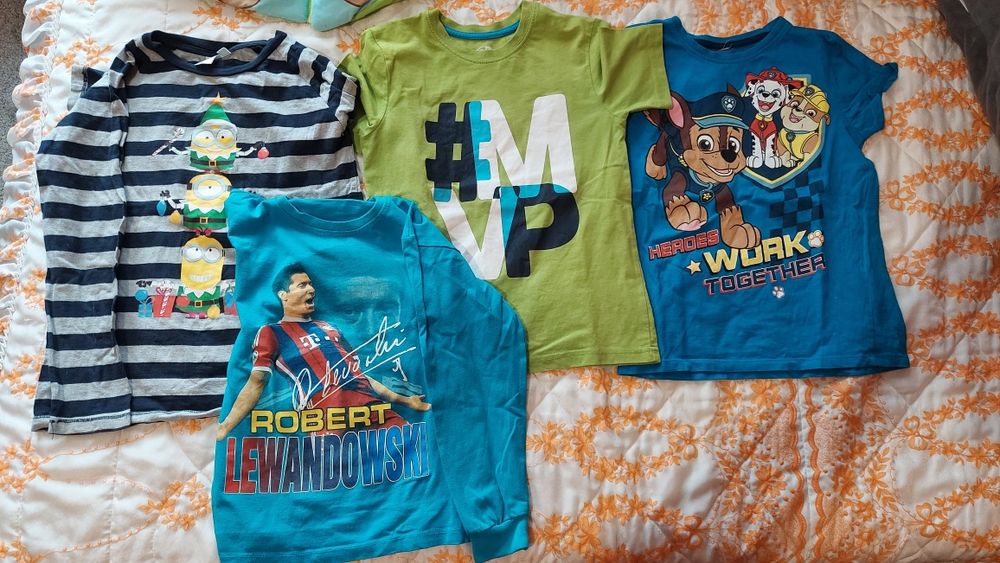 Koszulka koszulki chłopięce 134 zestaw