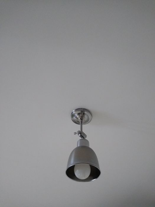 Dwa kinkiety metal srebrny.