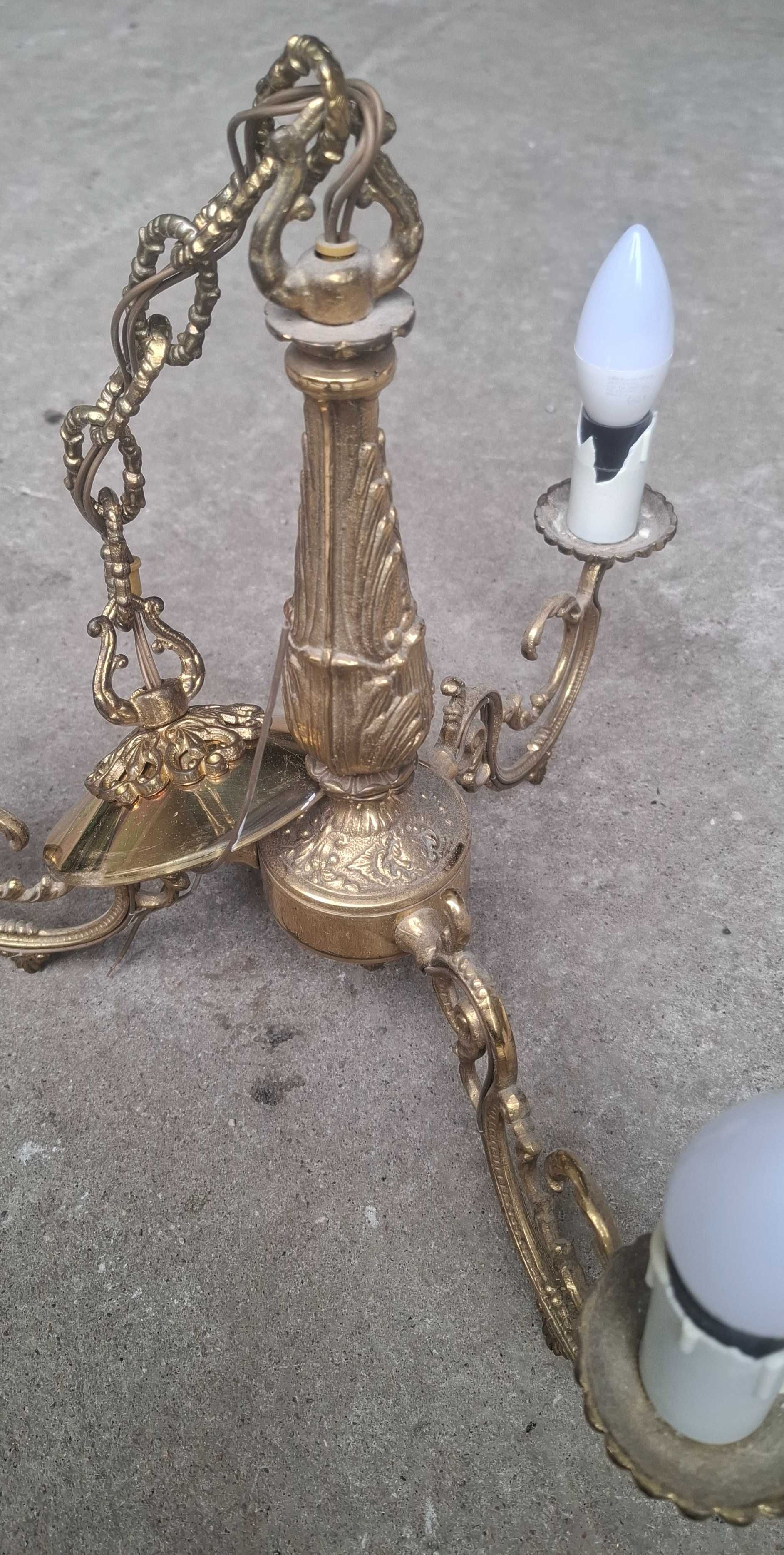 lampy mosięzne wiszące
