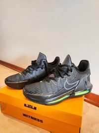 Buty Nike Lebron witness VI black green neon