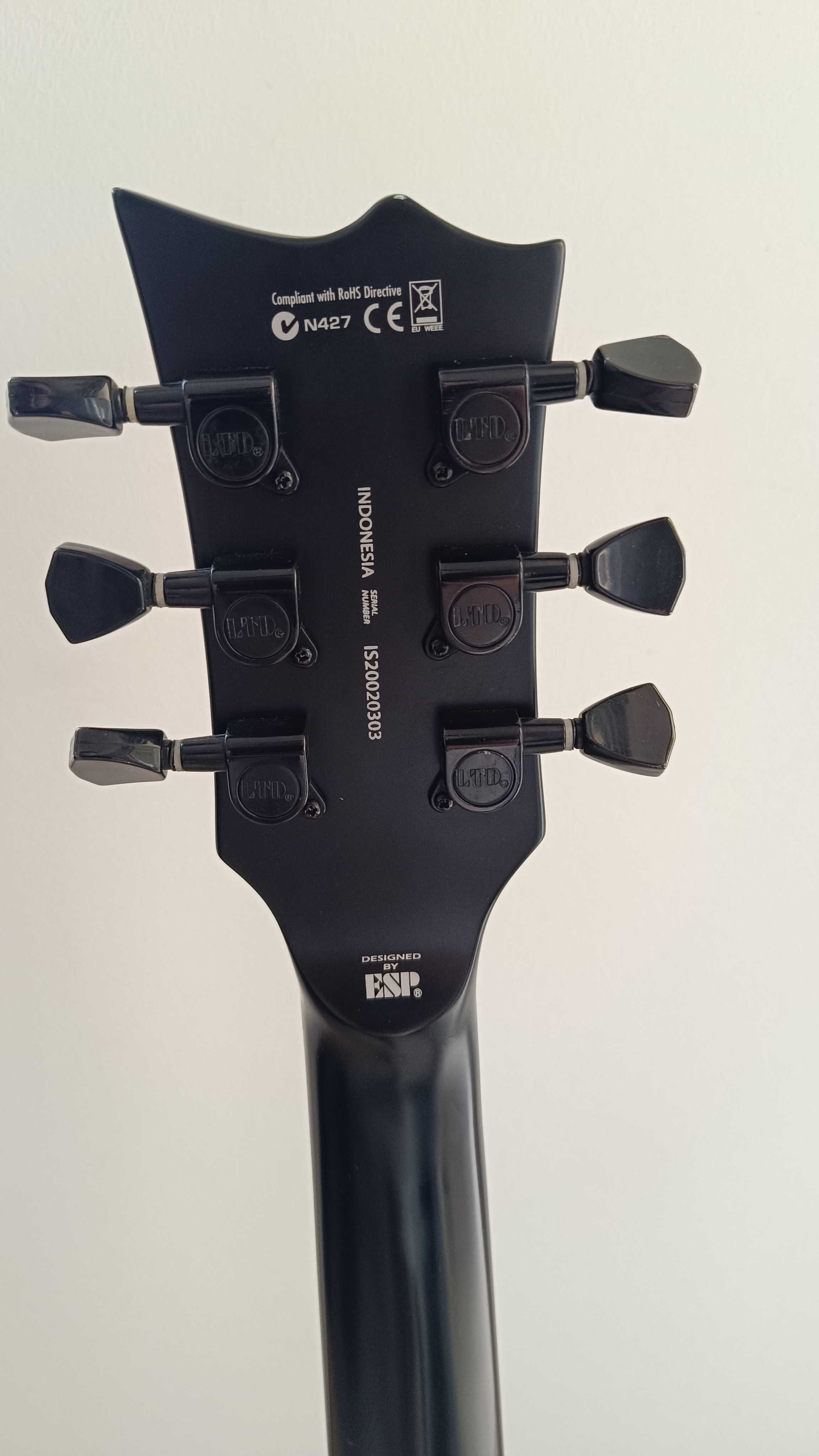 ESP LTD EC 256 Black Satin - Gitara elektryczna Les Paul