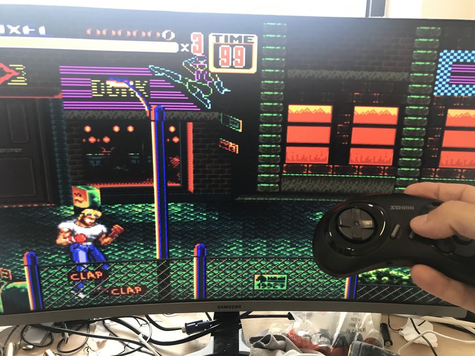 Megadrive Console with 2 Wireless Controllers and 5000 Games64172182028161121