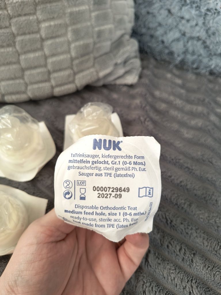 Smoczki nuk dla wcześniaka smoczek 0-6