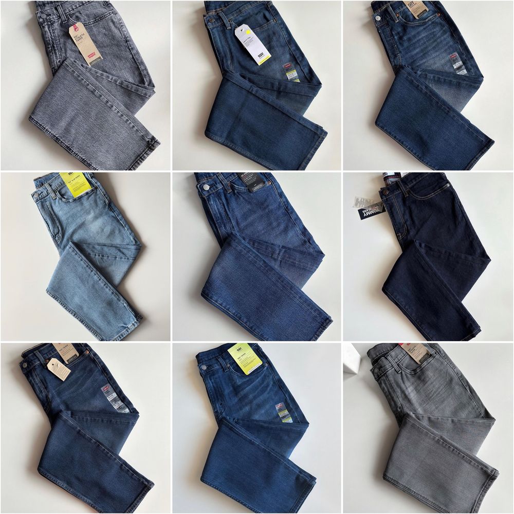 Джинси Levis 501, 502, 505, 510, 511, 512, 514, 541, Calvin