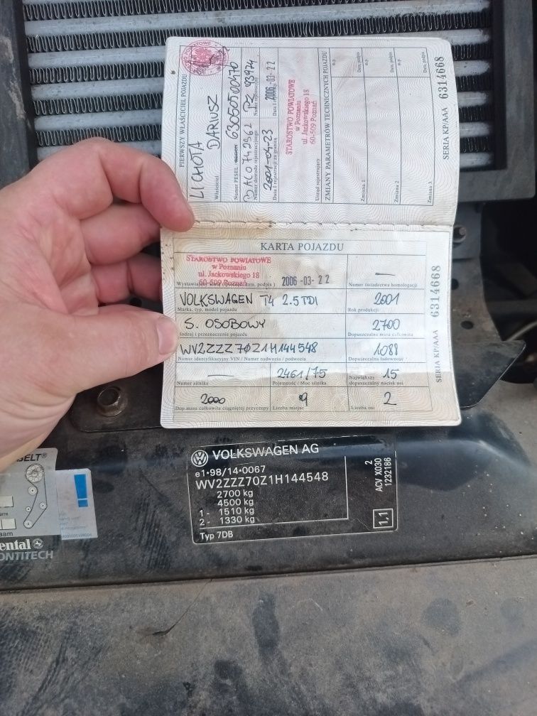 VW T4 2.5 75kw, поляк, передній привід мкпп AFK