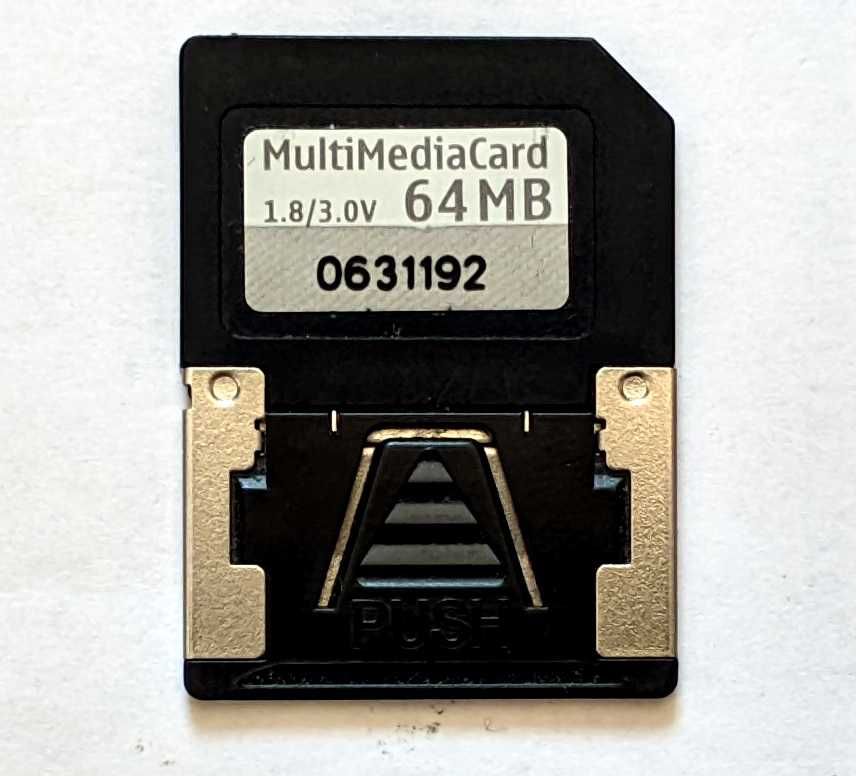 Karta pamięci RS - MMC MultiMediaCard o pojemności 64 MB