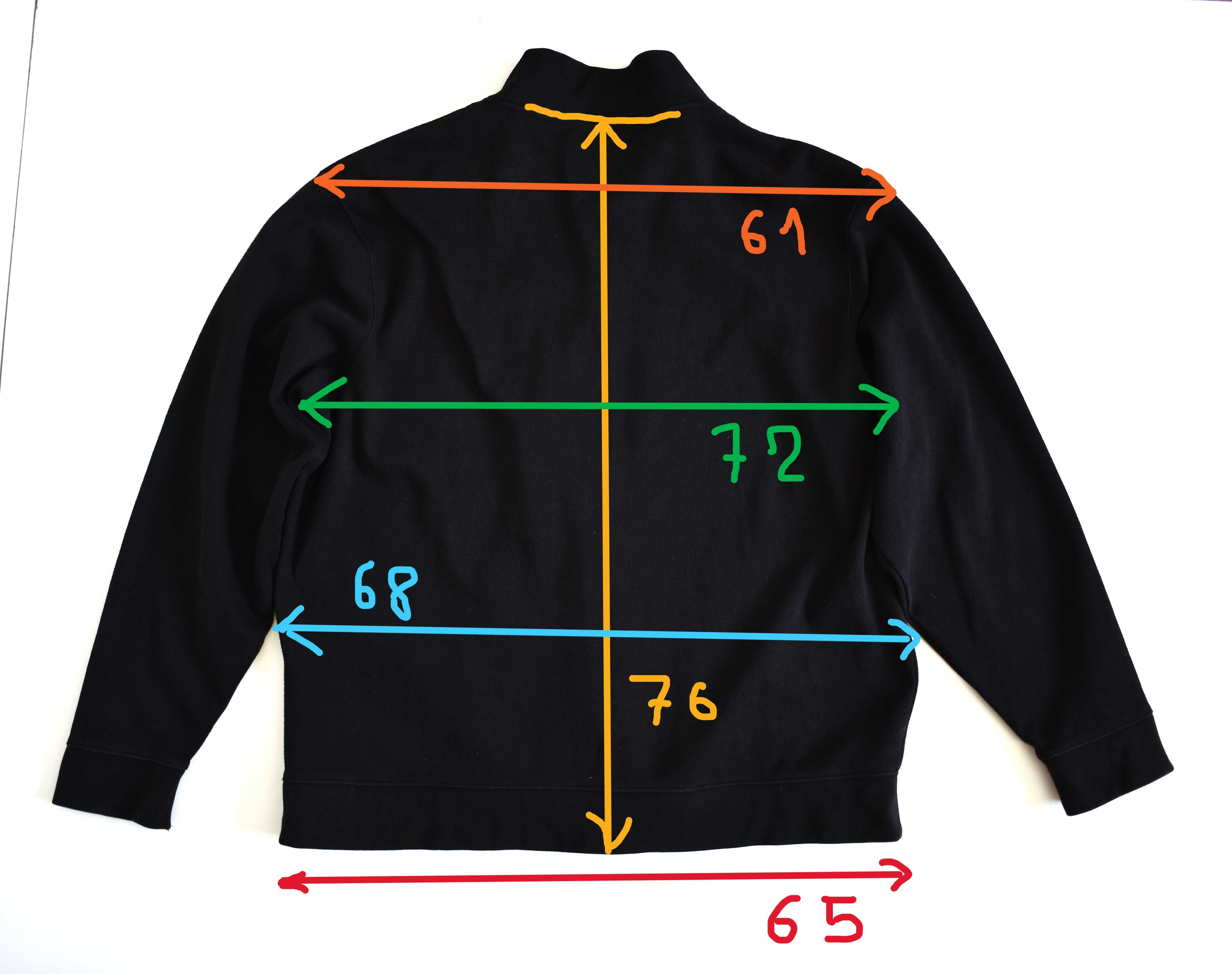 Lee Cooper Bluza rozpinana duża Wymiary narysowane 3XL? 4XL? 2XL?