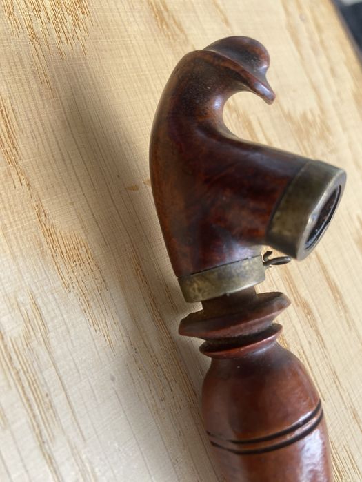 Fajka drewno metal grawer REZERWACJA