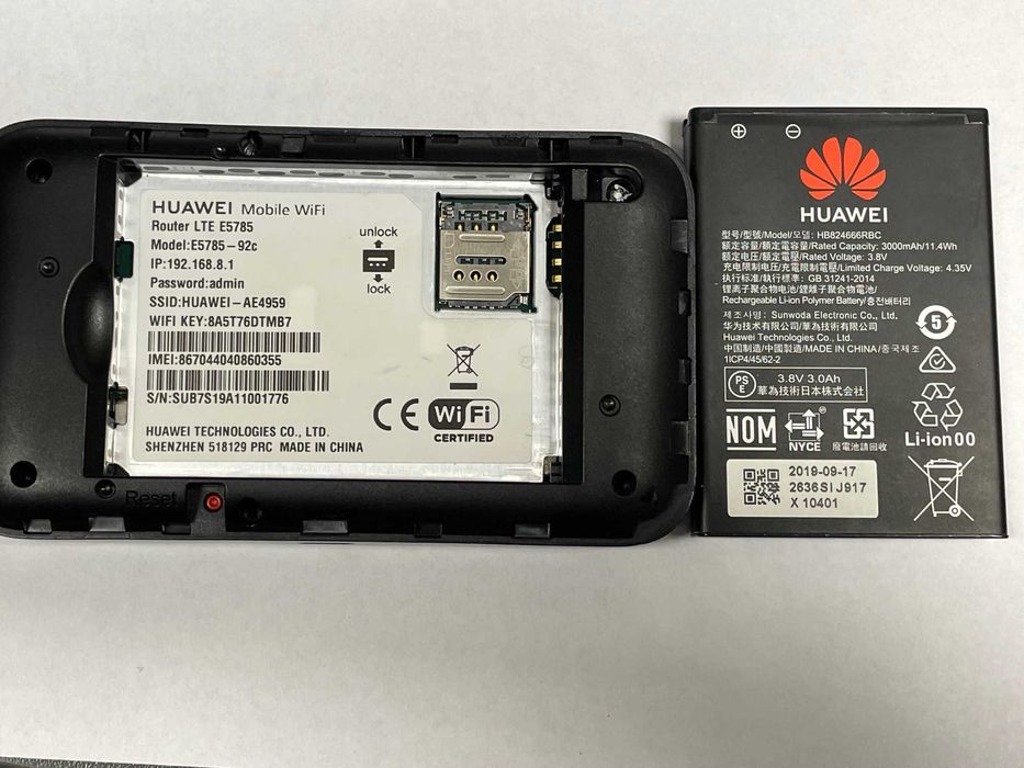 Router Huawei E5785 mobilny na kartę SIM 4G LTE Hotspot, Internet