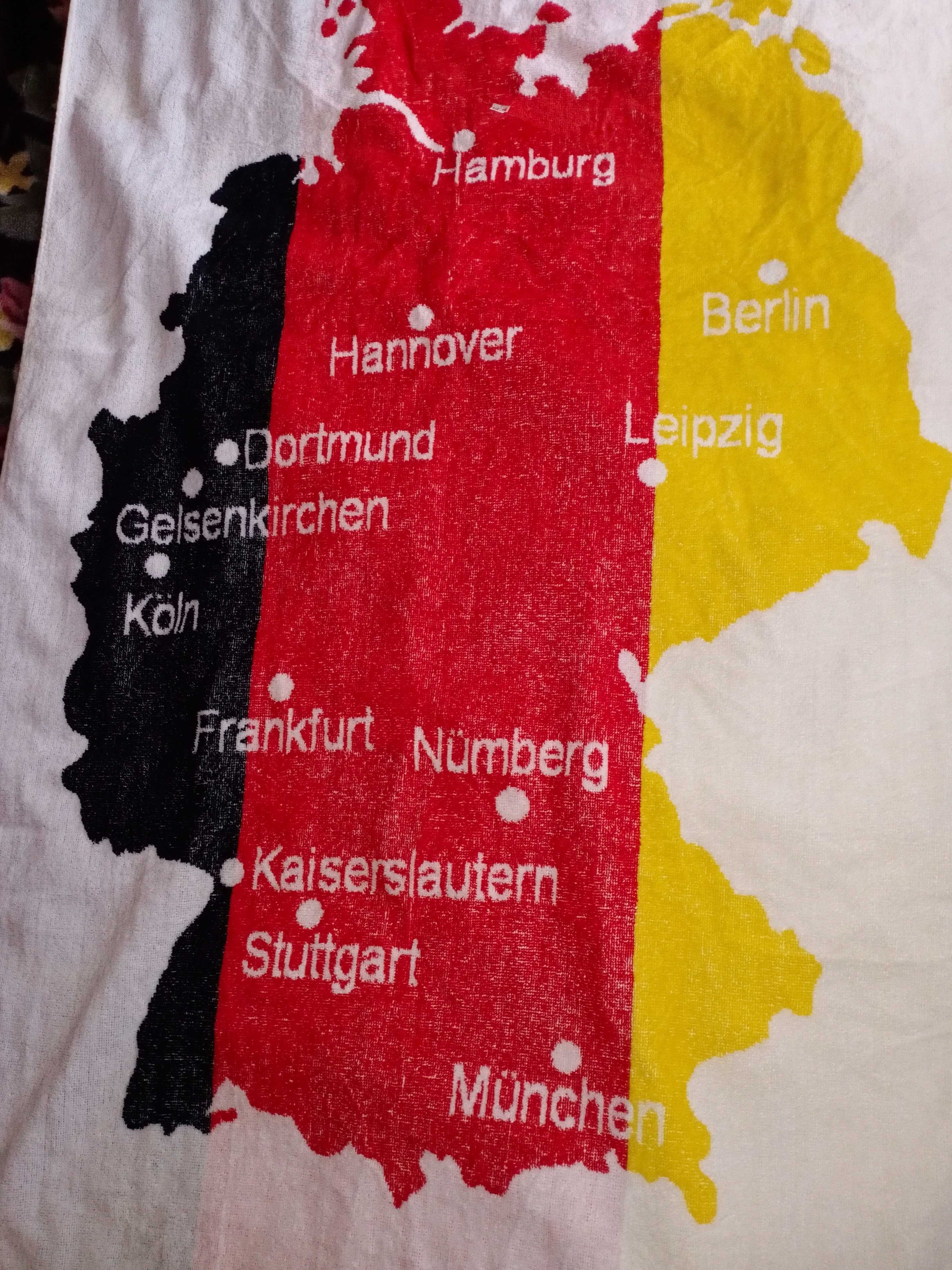 Полотенце с символикой ЧМ-2006 в Германии, 100%-хлопок