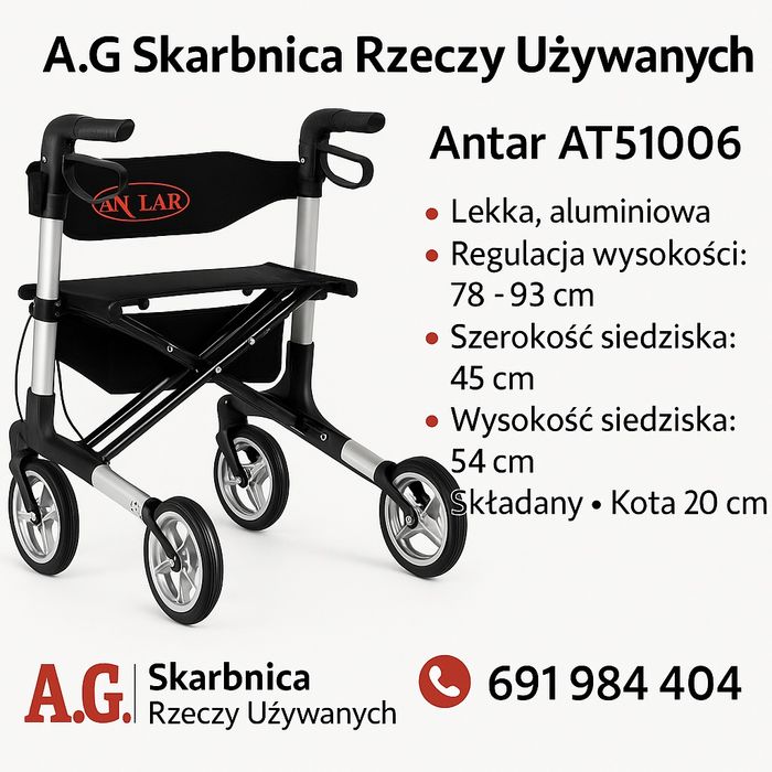 Balkonik Antar AT51006 aluminiowy, składany – jak nowy

Opis:
Sprzedam