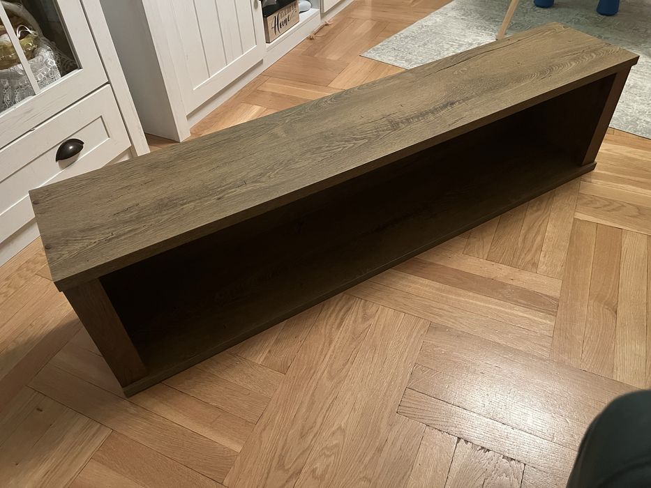 Półka ścienna VEDDE 130x25 ciemny naturalny dąb dziki