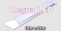 Régua Led 18w e 36w Novo