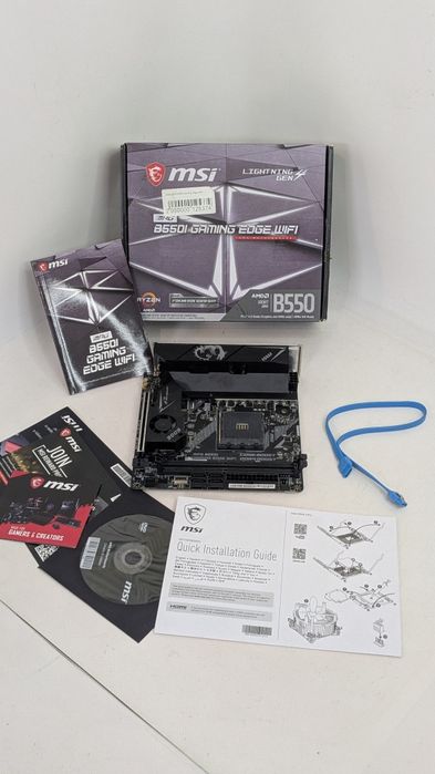 Материнська плата MSI MPG B550I Gaming Edge Wi-Fi\sAM4\Гарантія