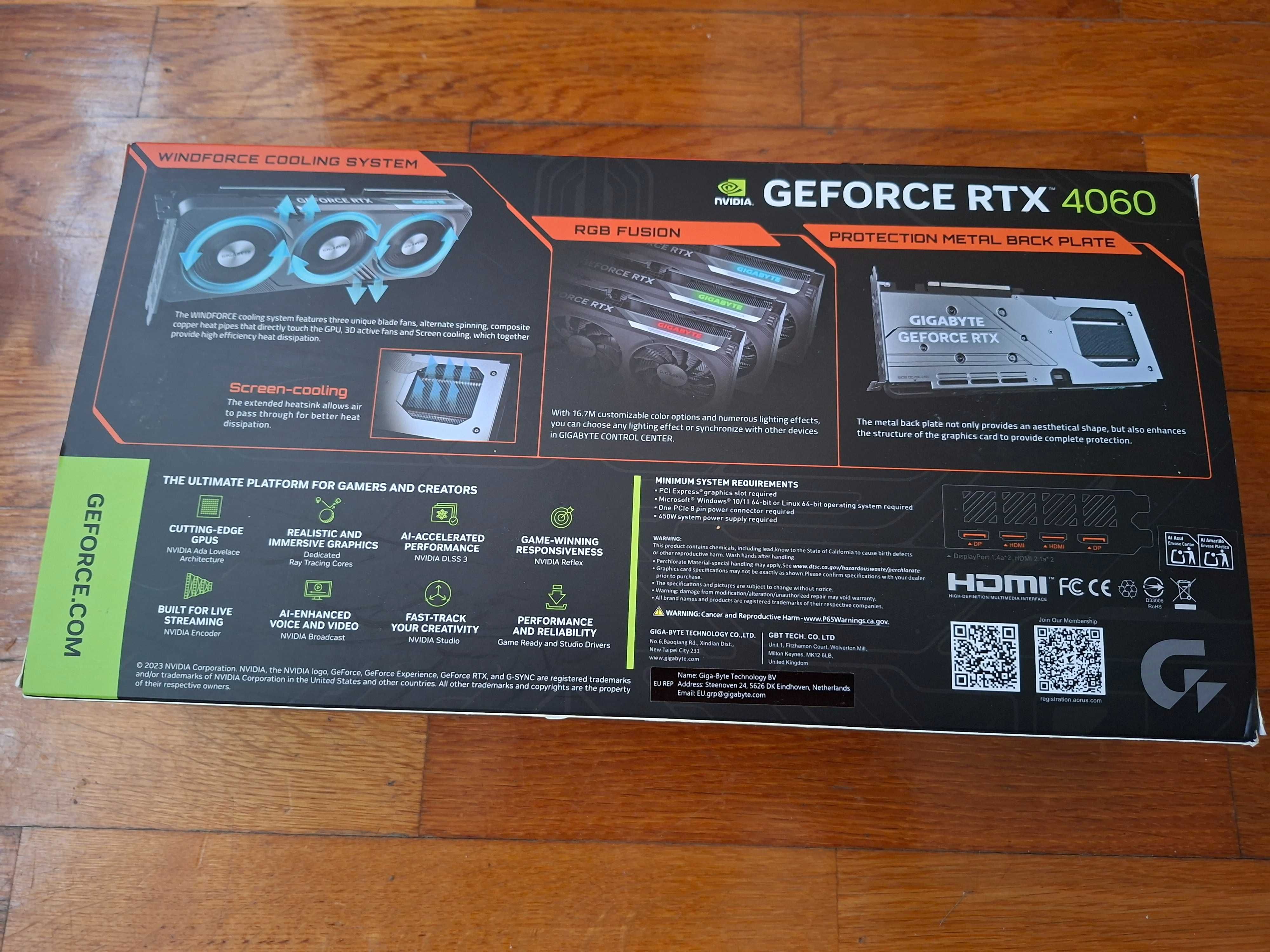 Gigabyte RTX 4060 8GB Gaming OC (Nova)