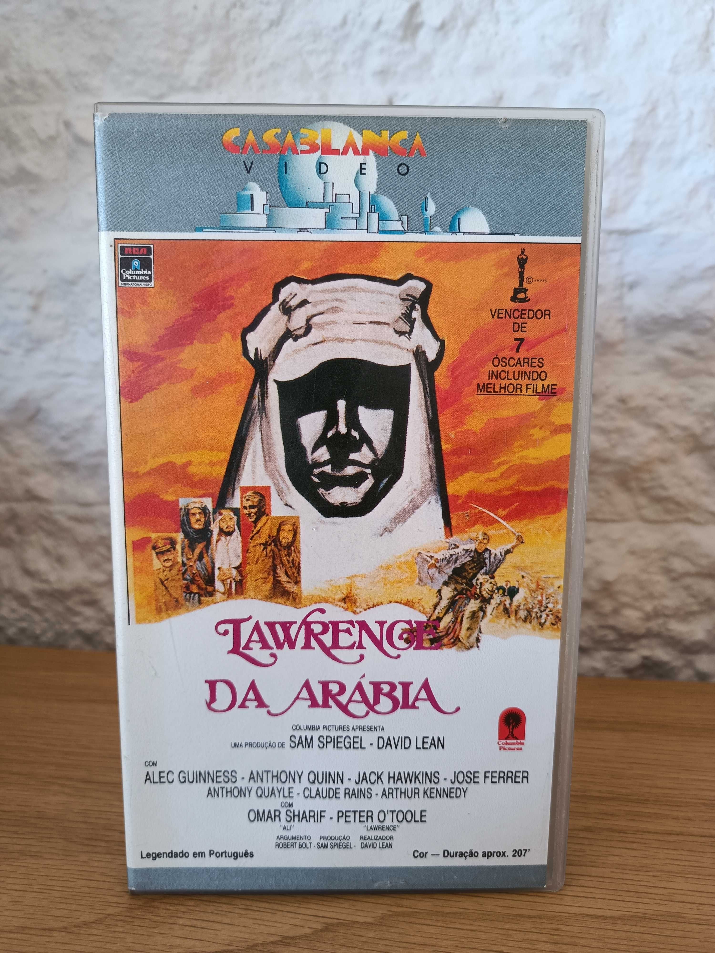 Filme VHS Lawrence da Arábia (edição dupla)