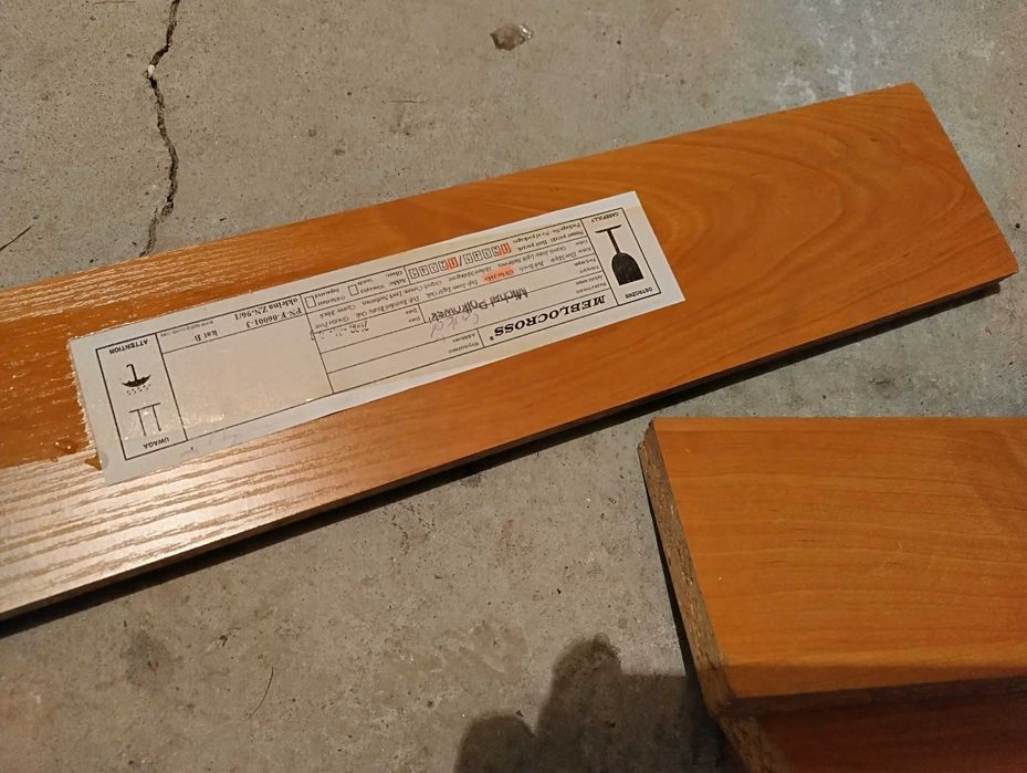 Listwy cokołowe Olcha Alder do mebli kuchennych 10x240