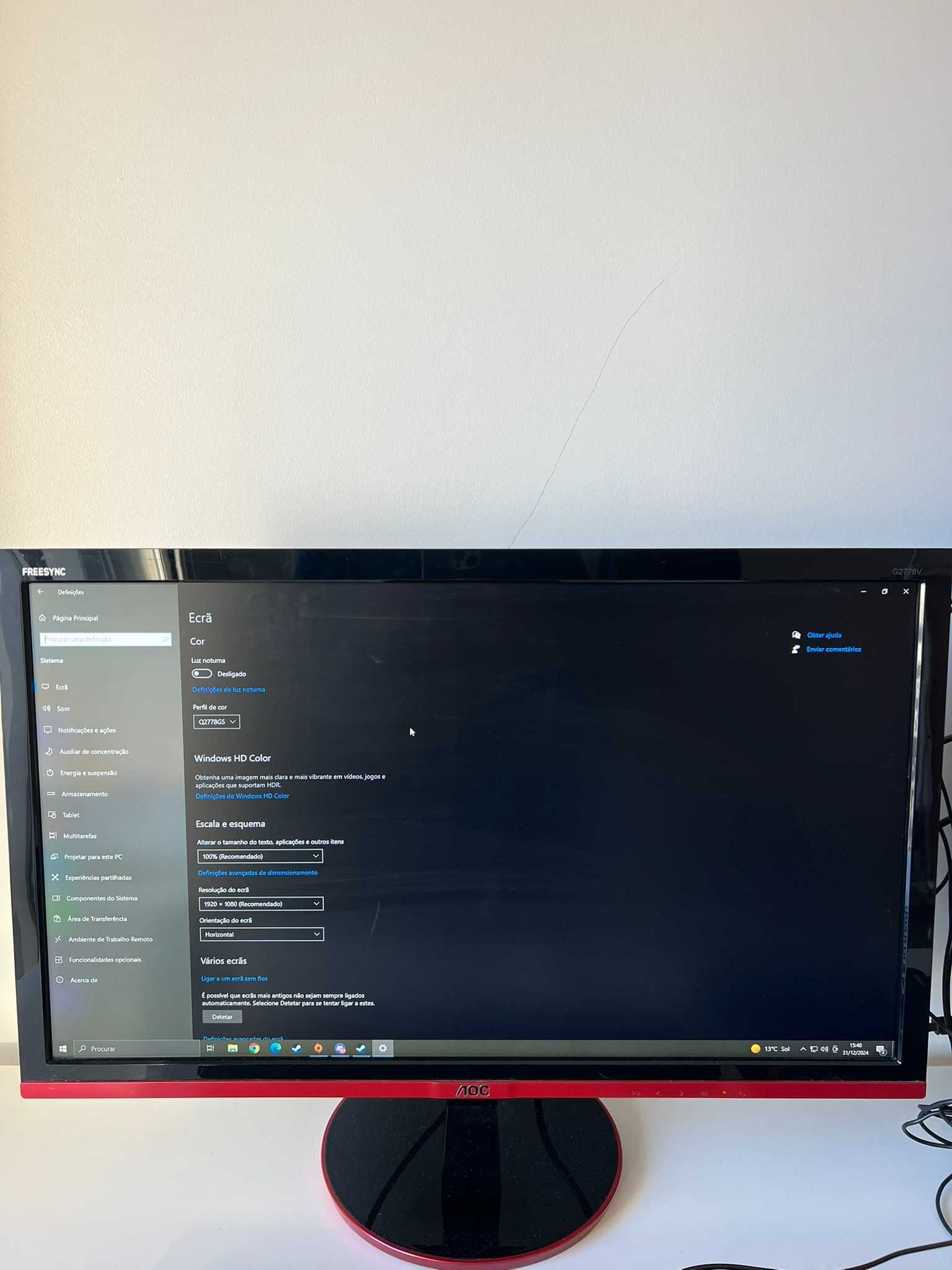 PC Gaming + MONITOR AOC 27" Gaming (RYZEN 5, RX 580 X 8GB)