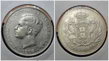 500 Reis do ano 1908 D. Manuel II
