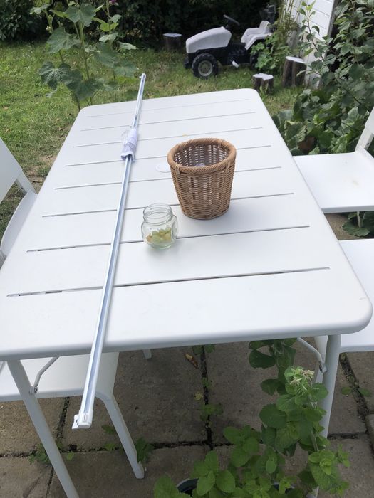 Ikea  FRAMFUSIG szyna pojedyncza z "żabkami", wym.  100-180 - stan bdb