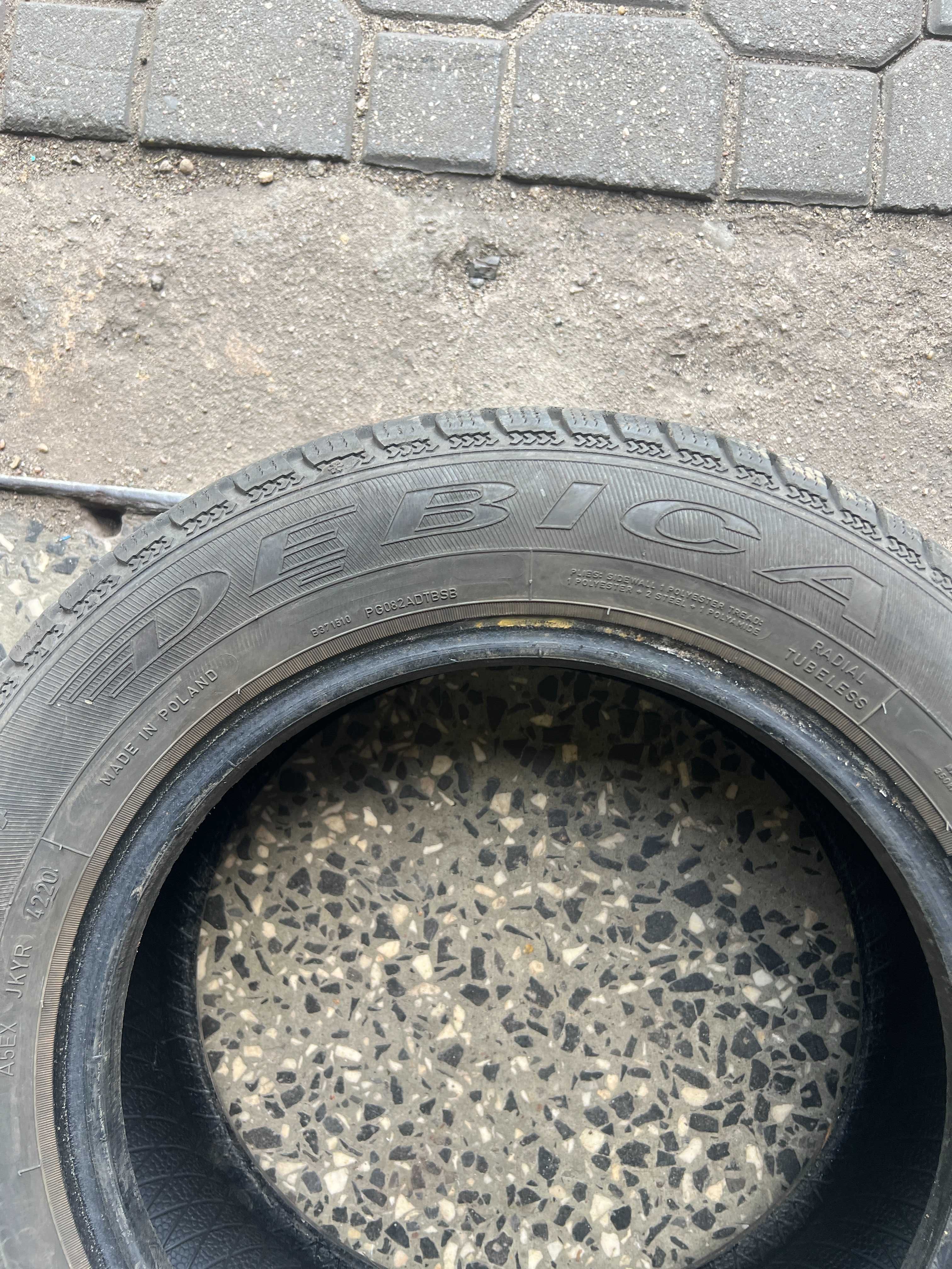 175/65r14 dębica opony zimowe 2 szt 2020r bieznik 7 mm