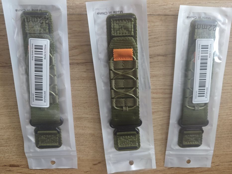 Pasek do zegarka zielony (army green)