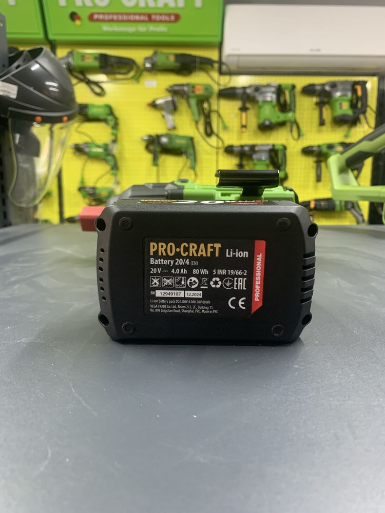 Акумуляторний гайковерт Procraft PWA82 Кейс (з 1 АКБ та ЗП)