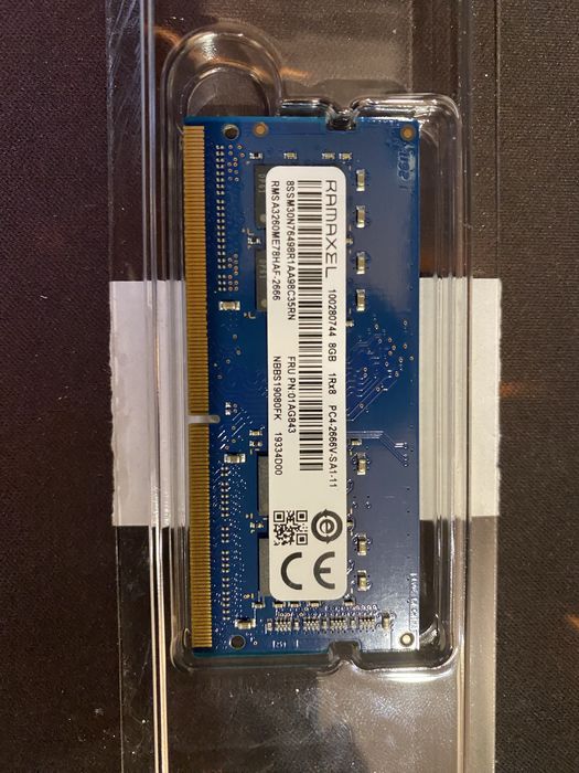 Оперативна память DDR-4, 8GB для ноутбука