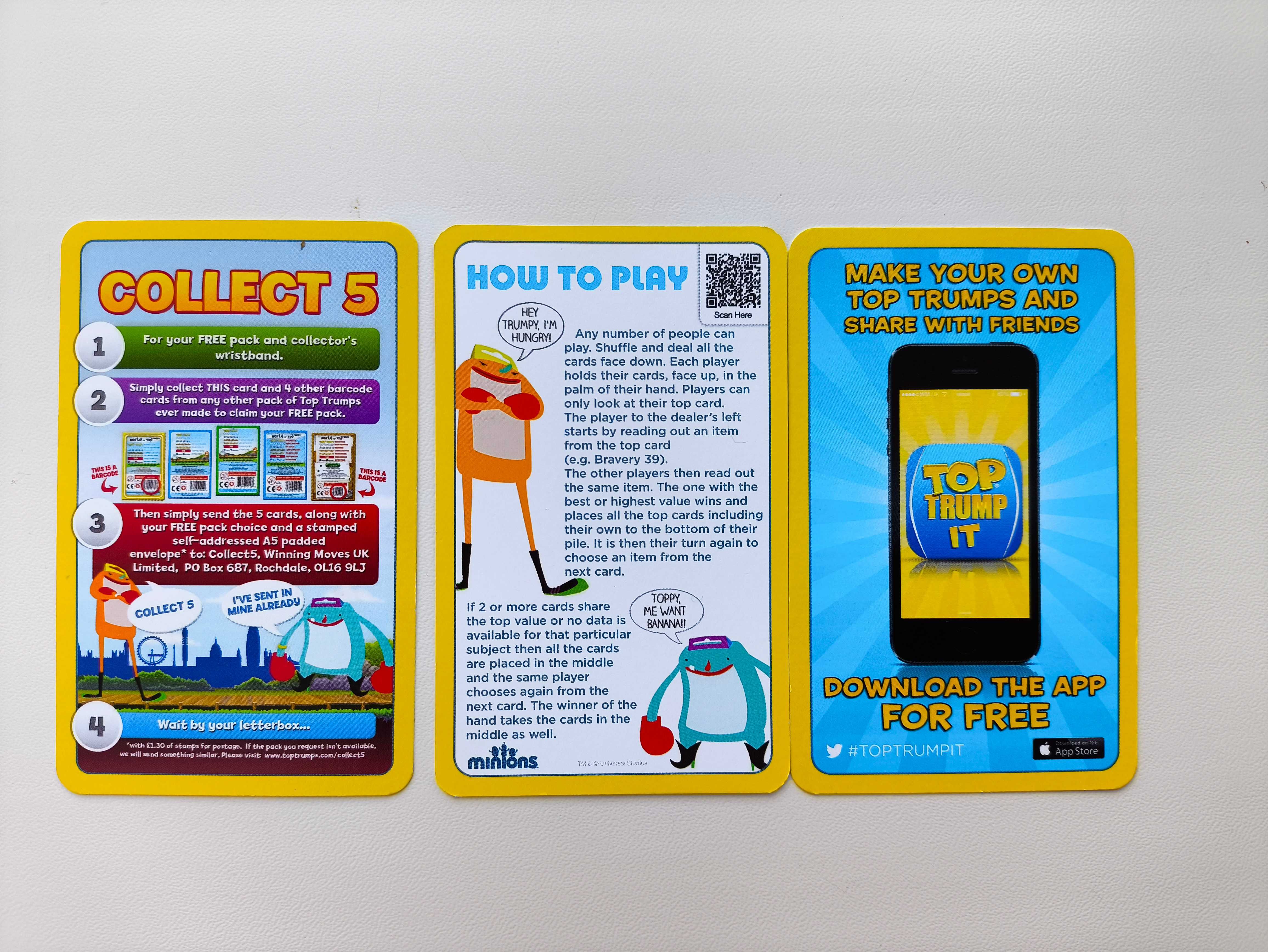 Настільна гра Top Trumps Minions