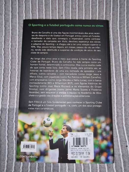 Sem filtro, Bruno de Carvalho