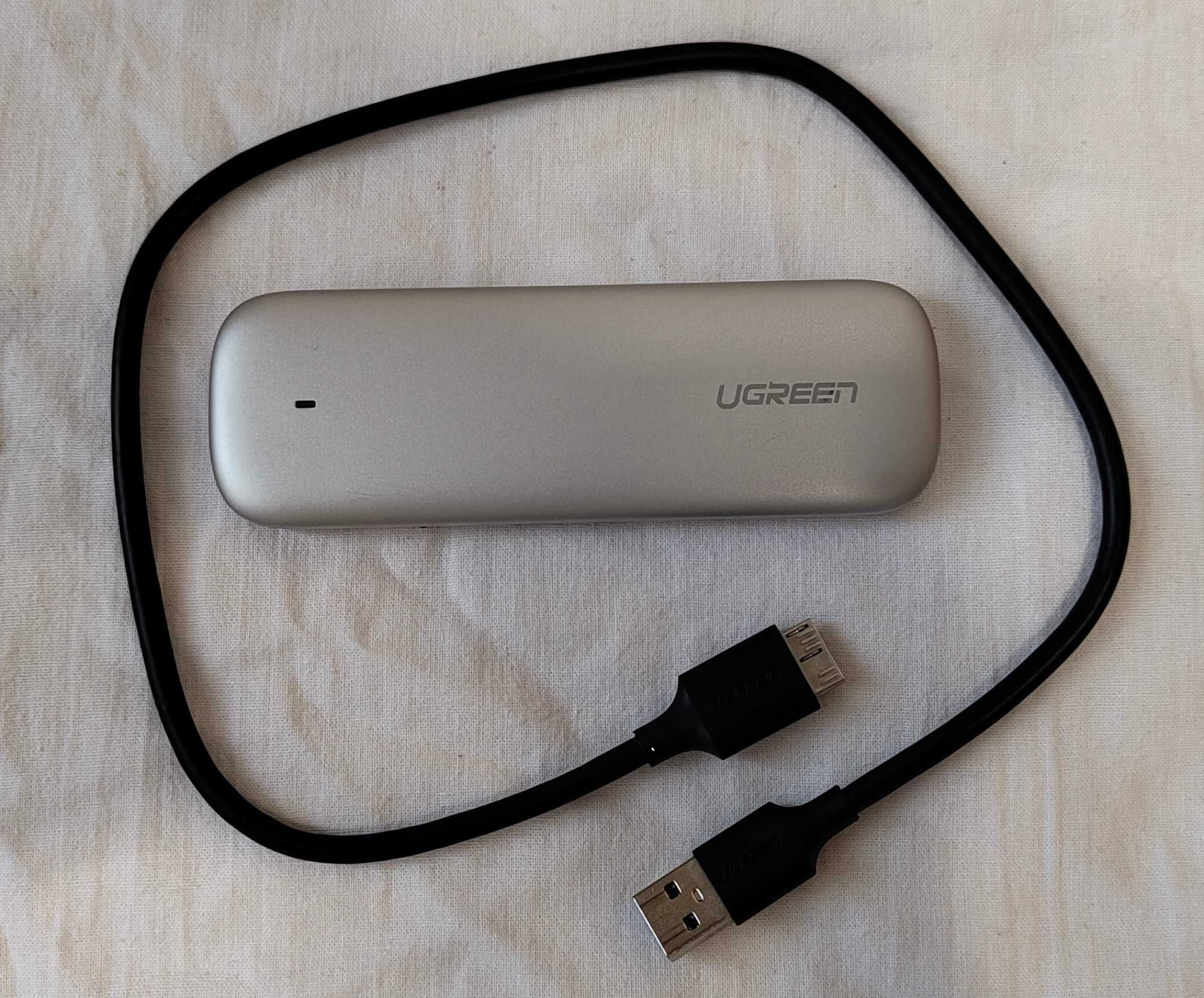 Корпус‑бокс ("карман") для M.2 SSD UGREEN CM238 з USB 3.0 кабелем