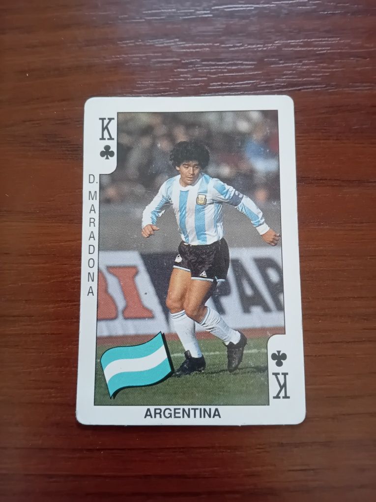 Karta football bubble gum D. Maradona