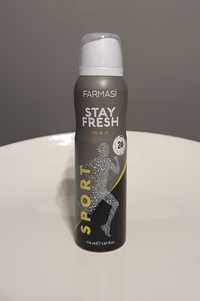 Dezodorant Dla Mężczyzn Stay Fresh SPORT Farmasi Bez Aluminium