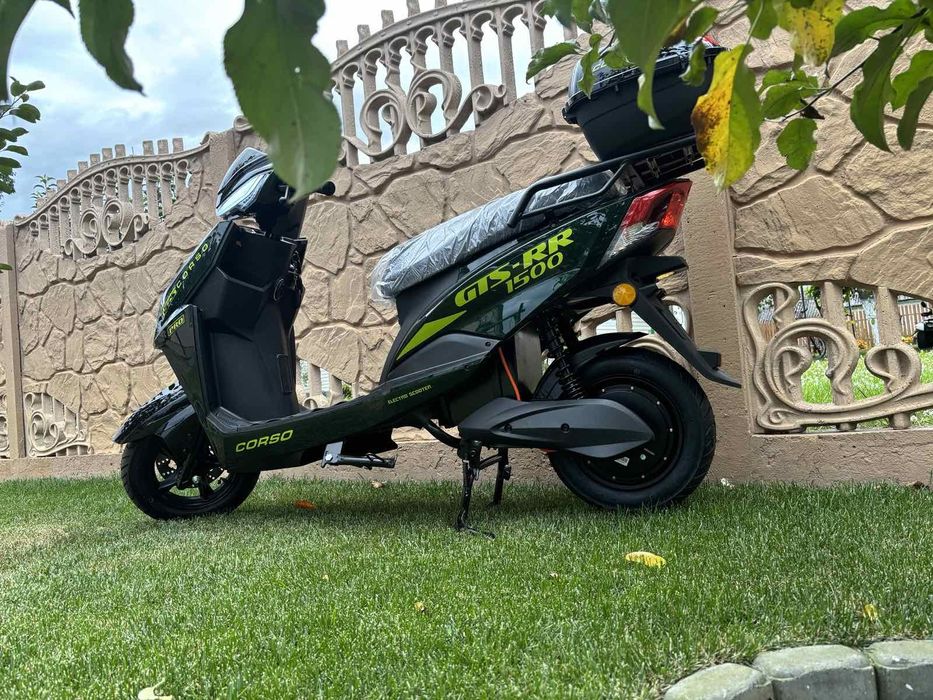 Електроскутер Corso GTS RR Pro 1500W 72V/32Ah батареї ЛІТІЙ-ЗАЛІЗО-ФОС
