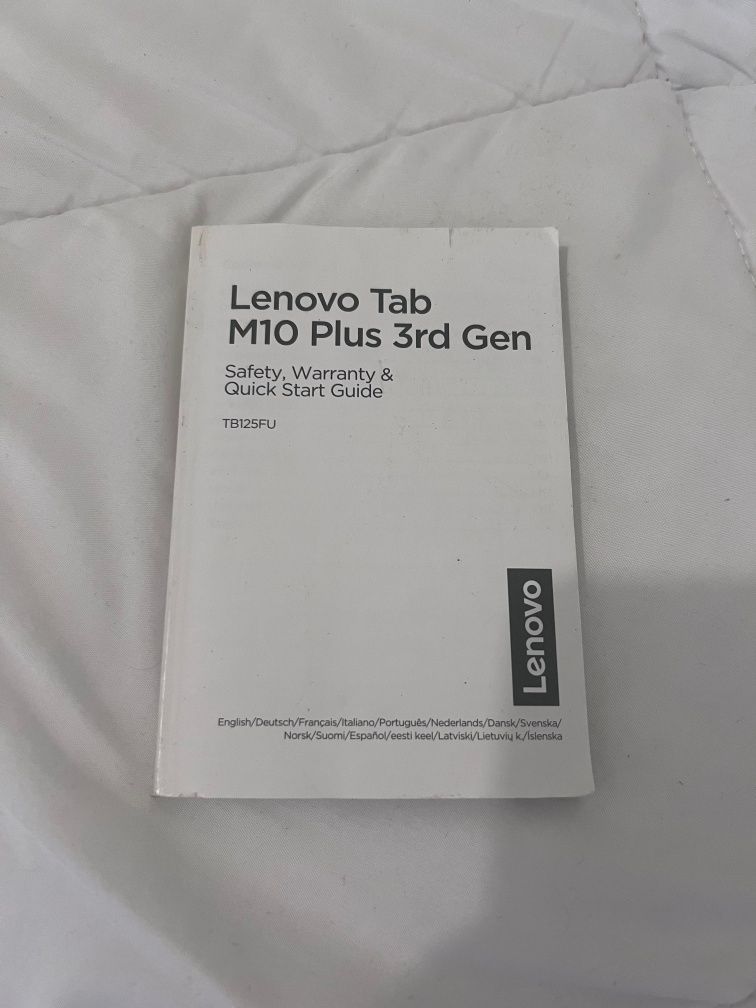 Tablet Lenovo Tab M10 Plus 3rd Geração