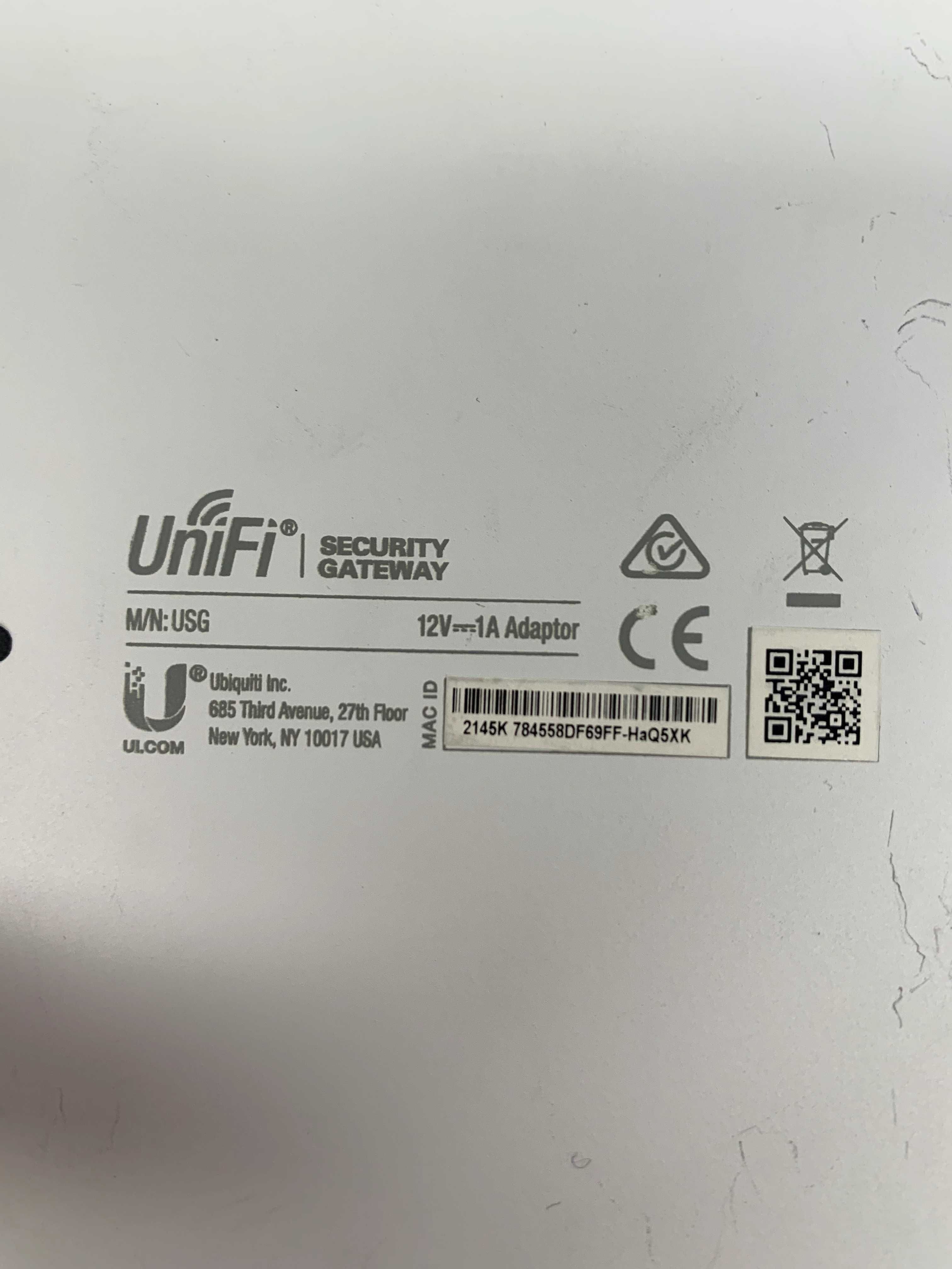 юніфай Маршрутизатор Ubiquiti UniFi Security Gateway (USG)