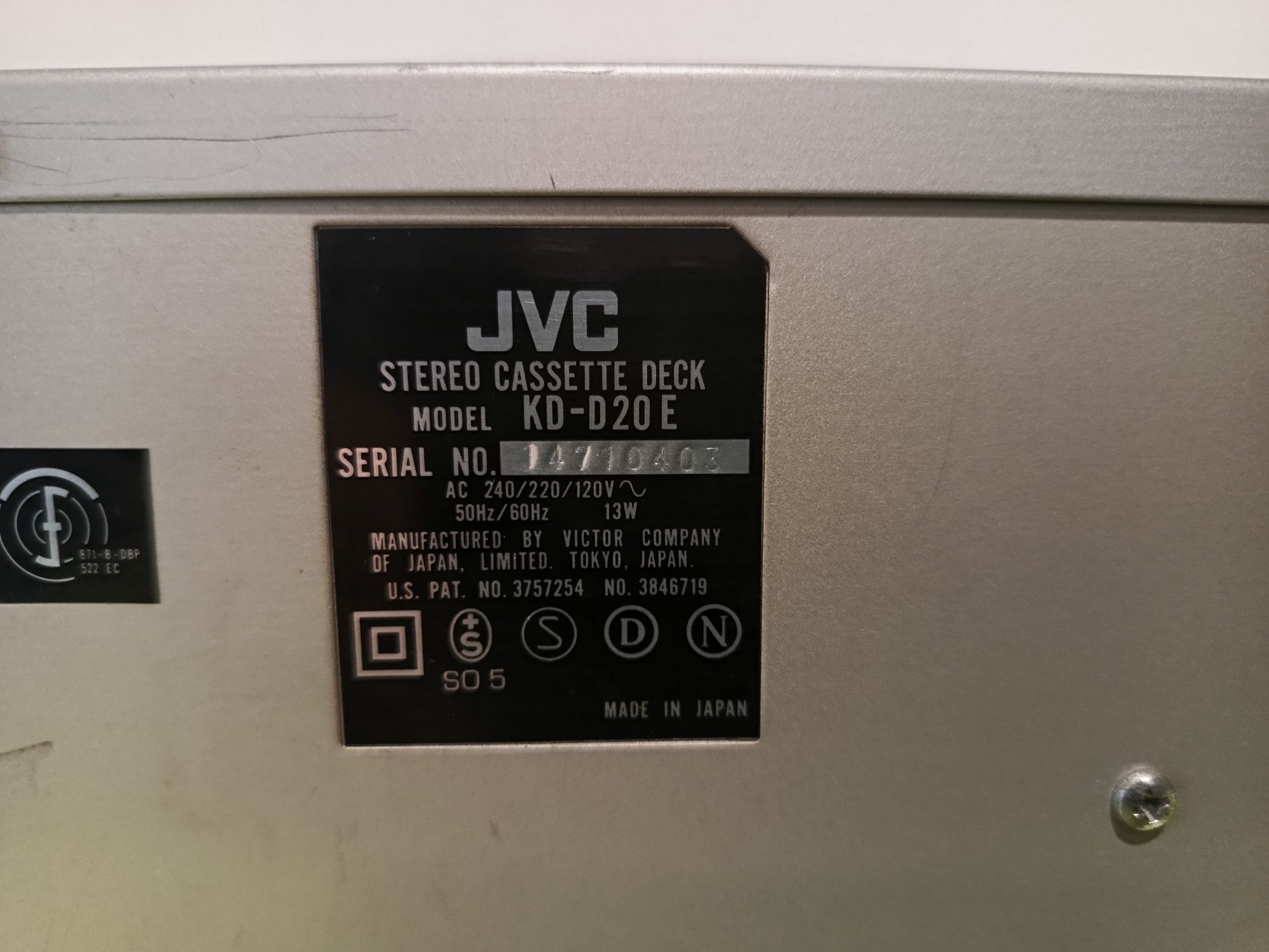 Magnetofon JVC KD - D20