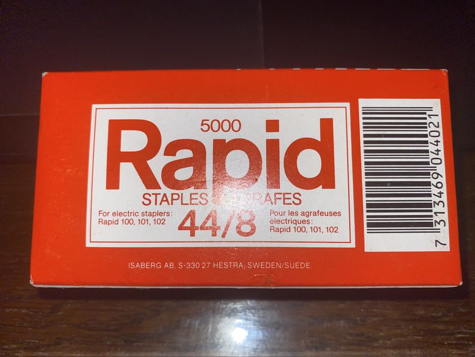Zszywki biurowe Rapid Electric 44/8, nowe , duża ilość super tanio!