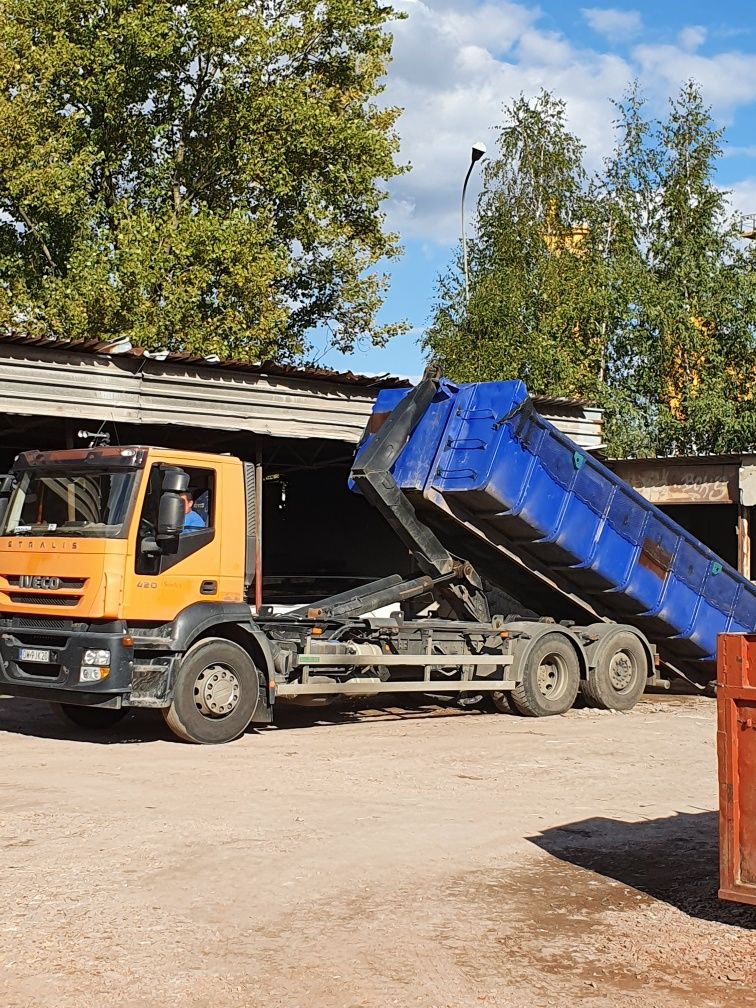 Kontener wywóz śmieci gruzu złom kontenery od 38m3 -1m3 big-bag.