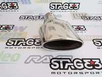 Ponteira de Escape Inox Oval Cupra XXL IEPower Leon FR Ibiza 1.8T A3