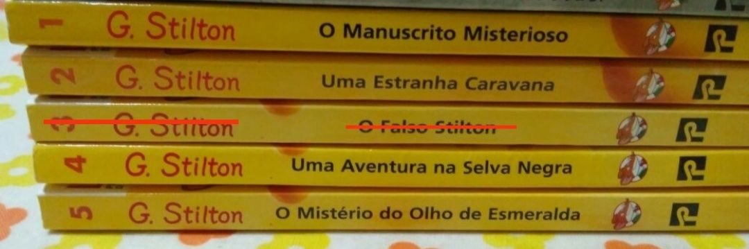 Livros Gerónimo Stilton