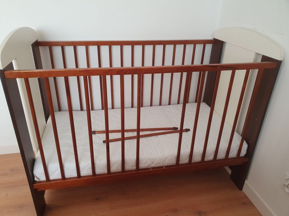 Łóżeczko dziecięce 60x120 z materacem