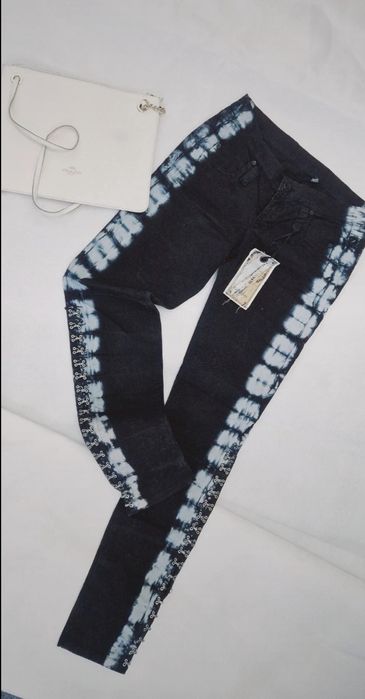 Nowe czarne spodnie Bebe skinny slim fit skinny leg haftki S/ M